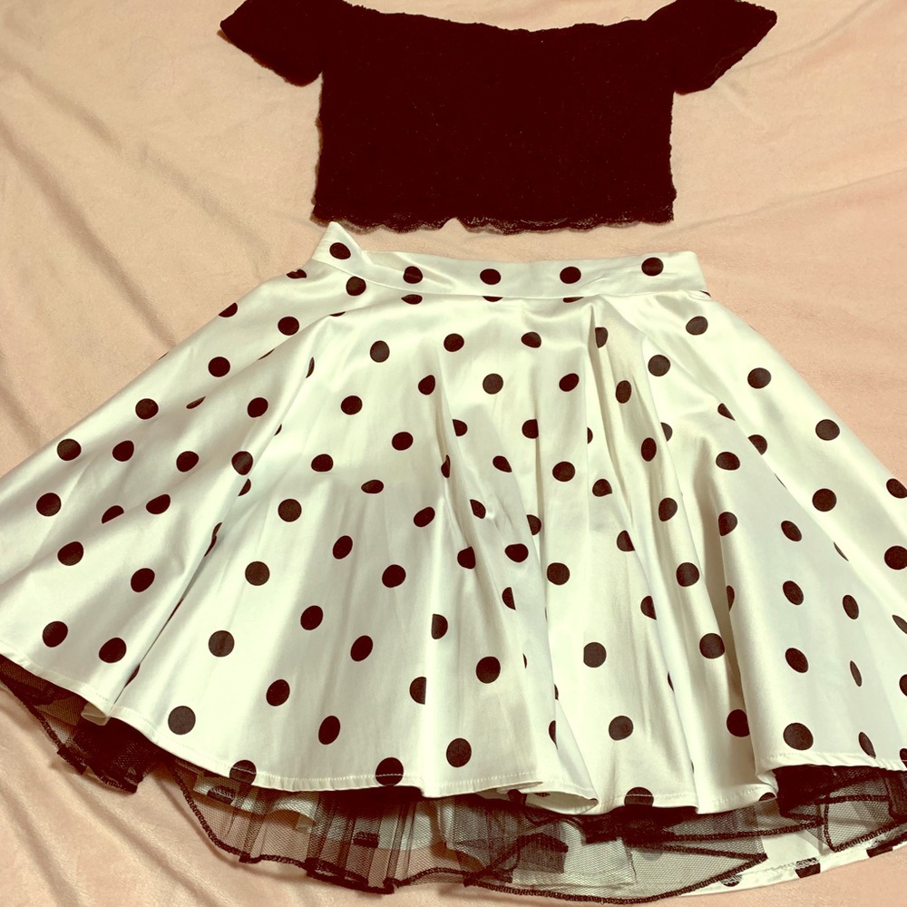 Two piece homecoming dress